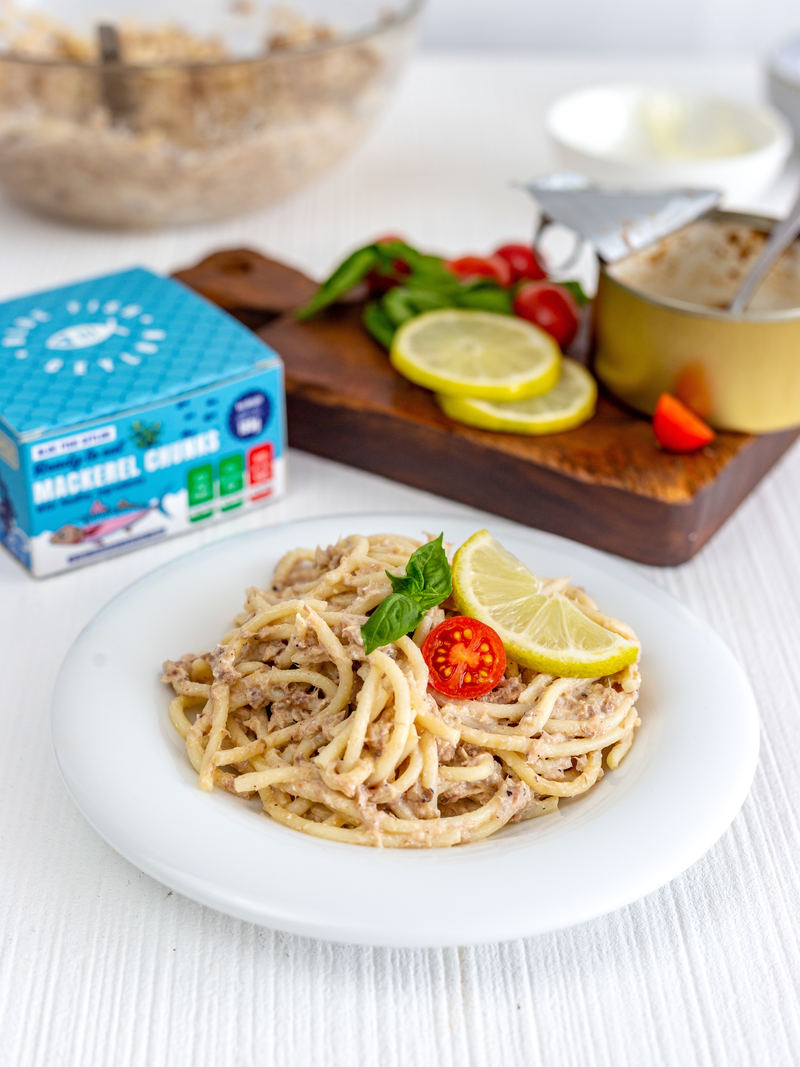 Creamy Mackerel Spaghetti Delight
