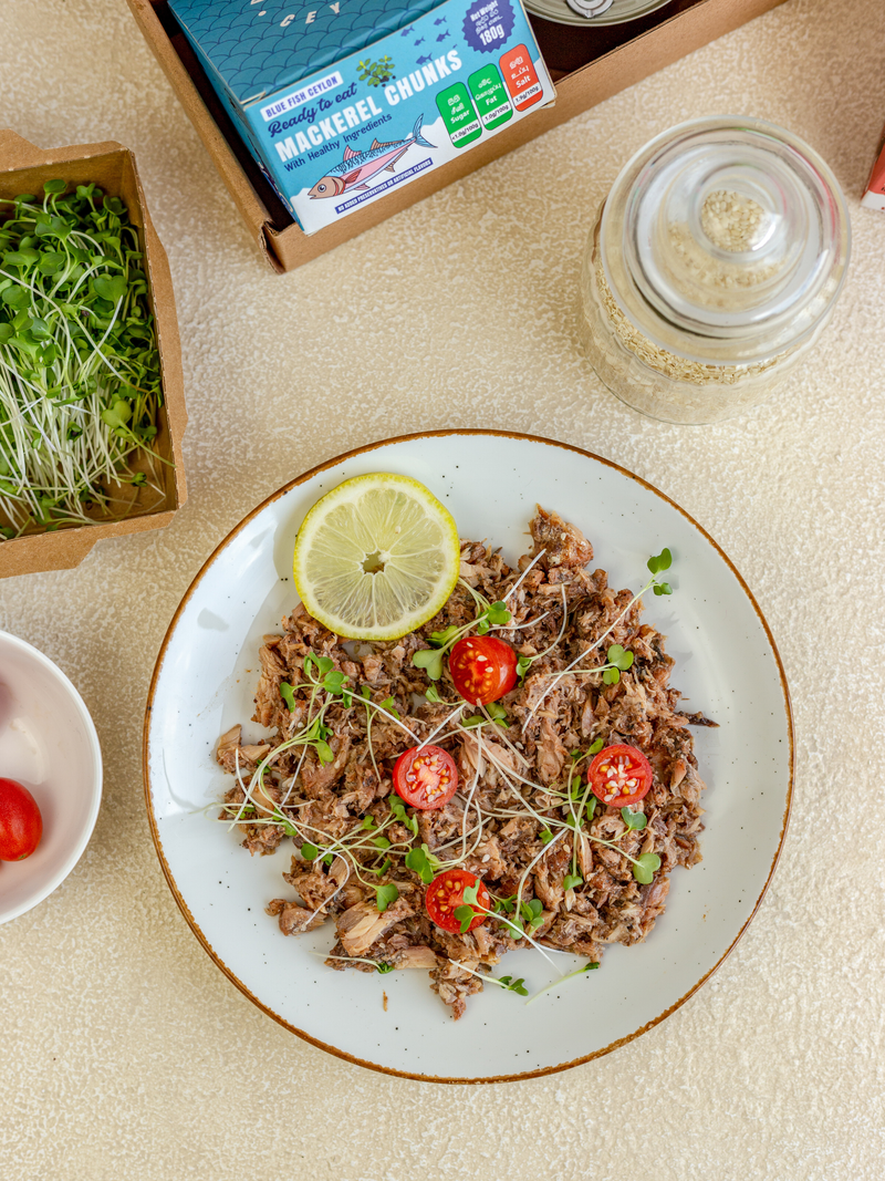 Mackerel Sprout Salad